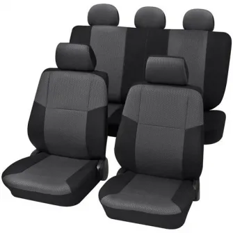 Set huse universale scaune auto Petex Sylt, 15 piese, negru