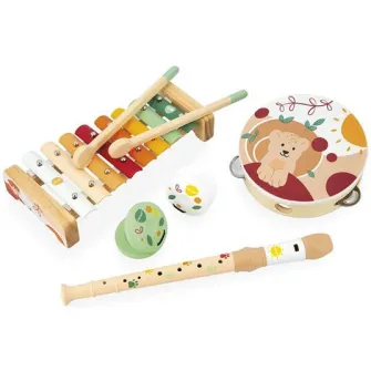 Set instrumente muzicale din lemn Janod - Sunshine