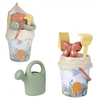 Set jucarii nisip Smoby - Viata marina, galetusa cu accesorii