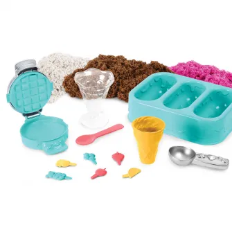 Set Kinetic Sand - Ice Cream Treats, 454 g