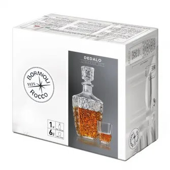 Set liqueur Bormioli Dedalo, 7 piese, sticla