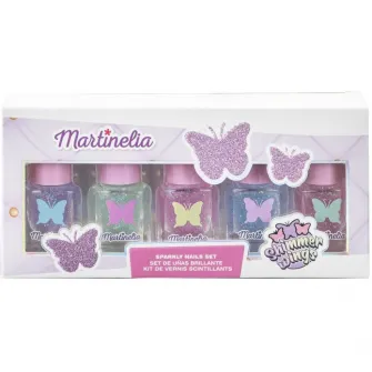 Set manichiura Martinelia - Shimmer Wings, Set 5 lacuri de unghii
