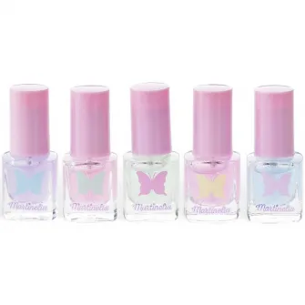 Set manichiura Martinelia - Shimmer Wings, Set 5 lacuri de unghii