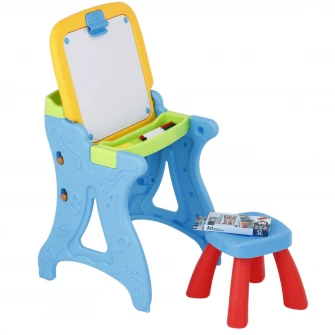 Set masuta multifunctionala si scaun, Mappy - Art, Albastru
