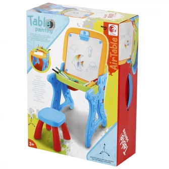 Set masuta multifunctionala si scaun, Mappy - Art, Albastru