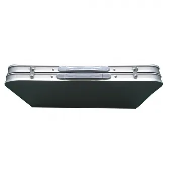 Set mobilier gradina Heinner, 5 piese, aluminiu si MDF,servieta transport,alb