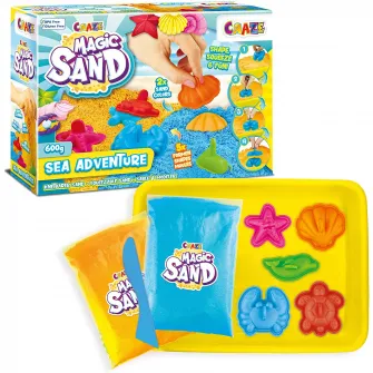 Набор кинетического песка Craze - Sea Adventure, 600 г