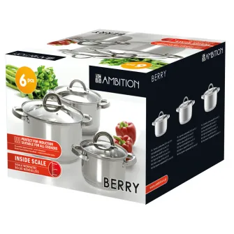 Set oale 6 piese, Ambition, Berry