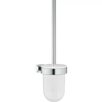 Set perie WC Grohe Essentials Cube, Crom