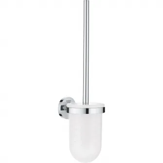 Набор туалетных щеток Grohe Essentials, скрытое крепление к стене, стекло/металл, хром