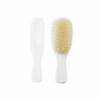 Set pieptane si perie pentru bebelusi Mininor, 1+ an