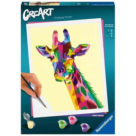 Набор Ravensburger Creart, картина по номерам - Жираф, 24x30 см