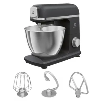 Set Robot de bucatarie + Accesorii, Electrolux, E5KM1-4BPT, 1200 W, Negru