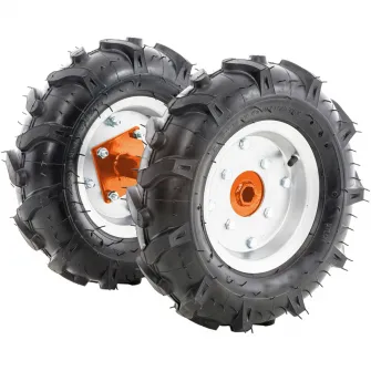 Set roti cauciuc cu manicoate Ruris TG320,profil 5.00 X 12,compatibilitate cu motosape/mocultoare Ruris 1001KSD,1300KS,913ACC,915K,918K