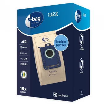 Electrolux E200S s-bag® Classic MultiBag Набор многослойных бумажных пакетов - 15 пакетов