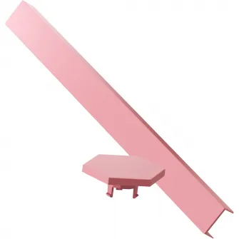 Set skin pentru Nanoleaf Lines, Roz, 9 buc