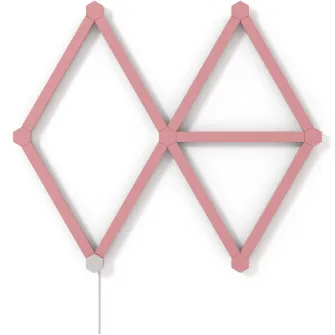 Set skin pentru Nanoleaf Lines, Roz, 9 buc