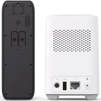 Set sonerie video eufy S330 + HomeBase 2, 2K HD, detectare miscare, Dual Camera, compatibil Alexa si Google Assistant, autonomie 6 luni, Negru