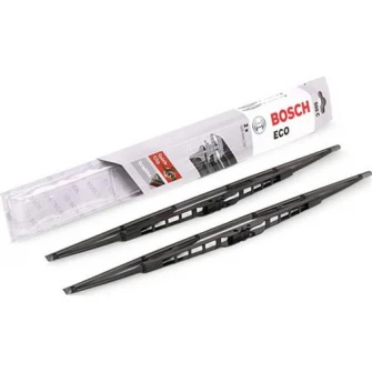 Set stergatoare Bosch ECO, pentru parbriz 50 cm si 50 cm, pentru prindere clasica (carlig)