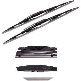 Set stergatoare Bosch Twin pentru parbriz 60/60 cm, cu diuza stropitor, pentru Iveco Daily Opel Movano Renault Master II Nissan Interstar