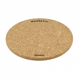 Set suporti pluta cu magnet pentru oale Metaltex, 2 piese, Ø20x1cm