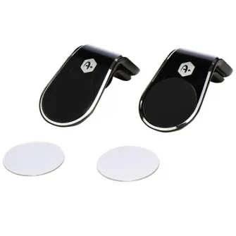 Set suporturi auto universale magnetice A+ Holder MCHN50, Negru