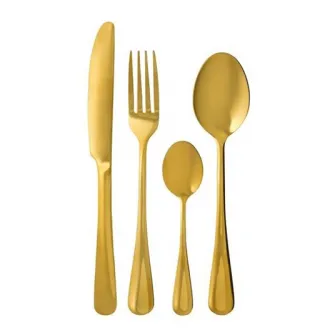 Set tacamuri Ambition Enna, 24 piese, aurii