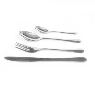 Set tacamuri pentru 4 persoane Maison DAmelie, 24 piese, inox