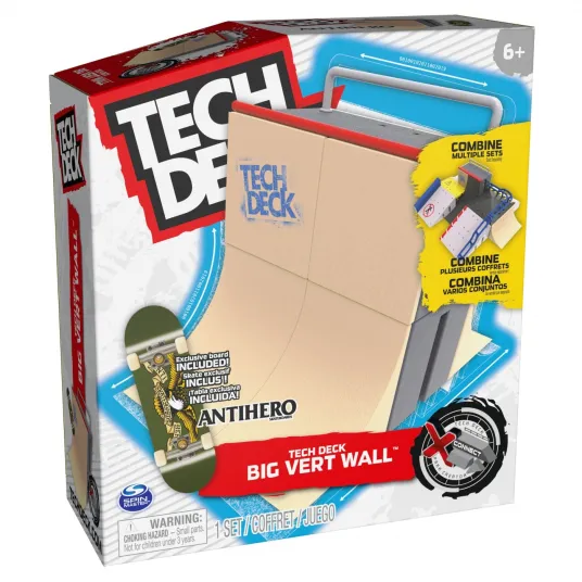 Set Tech Deck - Rampa inalta si fingerboard Antihero