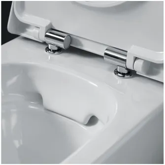 Set vas WC suspendat cu capac Geberit Selnova Square Premium 502.727.00.1 , spalare verticala, rimfree
