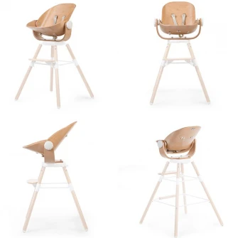 Sezut nou-nascut pentru scaun de masa Childhome Evolu 2/Evolu One.80, Maro/Alb