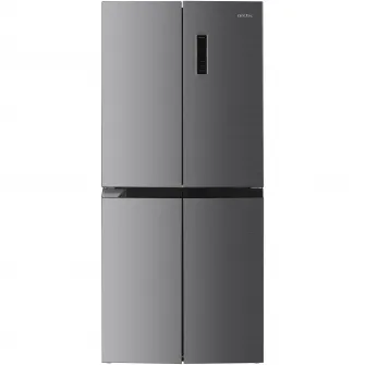 Side by side Arctic AMD421E4NMT, 421 l, Clasa E, Full No Frost, Compresor Silent Inverter, Display cu touch control, Holiday Mode, H 180 cm, Inox