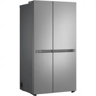 Side by side LG GSBC40PYPE, 664 l, No Frost, Compresor Smart Inverter, LINEAR Cooling, Clasa E, H 179 cm, Argintiu
