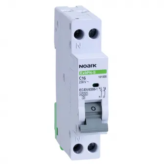 Siguranta automata 1P+N, 16A, curba C, cap. de rupere 4,5kA