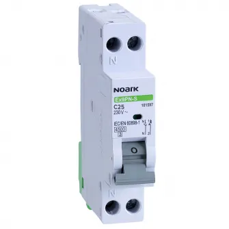 Siguranta automata 1P+N, 25A, curba C, cap. de rupere 4,5kA