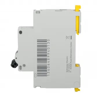 Siguranta electrica automata Schneider Easy9, 1P+N, 25A, 4500 C, termo-magnetic, Clipsabil