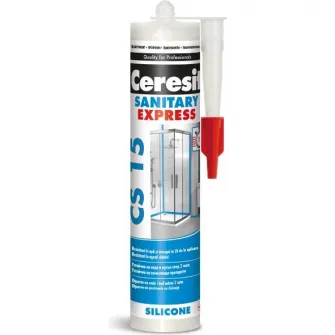 Silicon sanitar rapid Ceresit CS15 Express, 270 ml, transparent