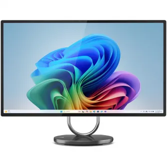 Sistem All-in-One Lenovo Yoga AIO 32ILL10 cu procesor Intel® Core™ Ultra 7 258V pana la 4.8GHz, 31.5'', UHD, IPS, 32GB LPDDR5x, 1TB SSD M.2 2280 PCIe 4.0x4 NVMe, NVIDIA® GeForce RTX™ 4050 6GB GDDR6, Windows 11 Home, Storm Grey, 3Y Premium Care