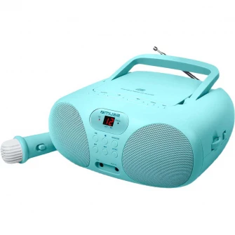 Sistem audio Muse MD-203 KB, CD, Radio, Albastru