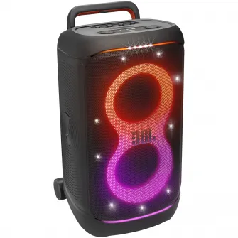 Sistem audio portabil JBL Partybox 520, 400W, Bluetooth 5.4, Auracast, IPX4, Autonomie 15 ore, Baterie detasabila, Negru