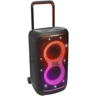 Sistem audio portabil JBL Partybox 520, 400W, Bluetooth 5.4, Auracast, IPX4, Autonomie 15 ore, Baterie detasabila, Negru