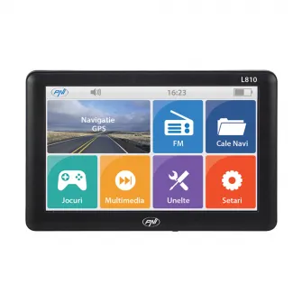 Sistem de navigatie GPS PNI L810 ecran 7 inch, 800 MHz, 256M DDR, 8GB memorie interna, FM transmitter