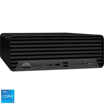 Sistem Desktop HP Pro Small Form Factor 400 G9 cu procesor Intel® Core™ i5-14500 pana la 5.0 GHz, 16GB DDR5, 512GB SSD, Intel® UHD Graphics 770, Windows 11 Pro, Black