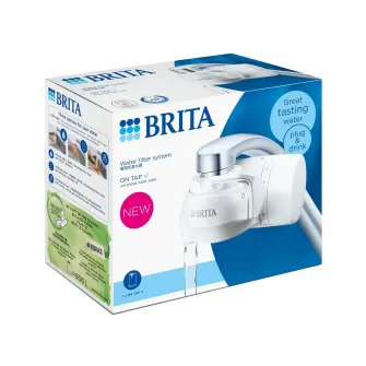 Sistem filtrare apa Brita On Tap V, 600l, 3 optiuni de utilizare, 5 adaptoare robinet,