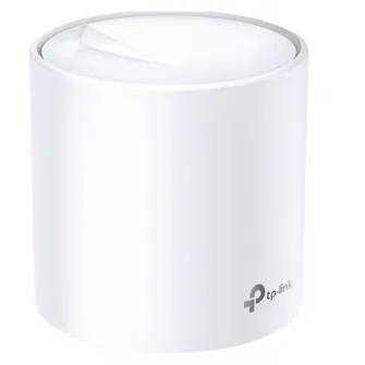 Sistem Mesh Wi-Fi TP-Link Deco X20(1-pack), AX1800, Dual-Band, Wi-Fi 6, Seamless Roaming, Self-Healing, Adaptive Path, Antivirus, Control Parental si Control Vocal, cu acoperire completa pentru casa