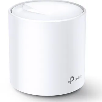 Sistem Mesh Wi-Fi TP-Link Deco X20(1-pack), AX1800, Dual-Band, Wi-Fi 6, Seamless Roaming, Self-Healing, Adaptive Path, Antivirus, Control Parental si Control Vocal, cu acoperire completa pentru casa