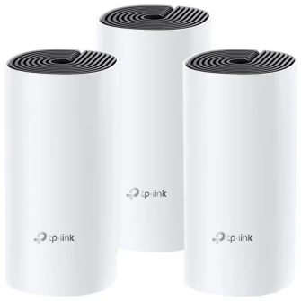 Sistem Wi-Fi Mesh TP-Link Deco M4 (3-pack) AC1200 Gigabit cu acoperire completa pentru casa