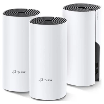 Sistem Wi-Fi Mesh TP-Link Deco M4 (3-pack) AC1200 Gigabit cu acoperire completa pentru casa