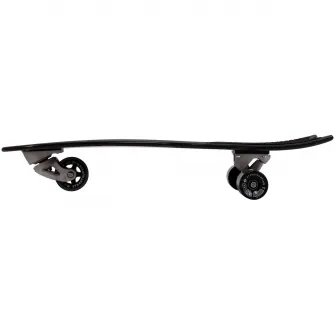 Skateboard Surf Skate STREET SURFING Black Striker, 76 x 23 cm, Abec-9, negru
