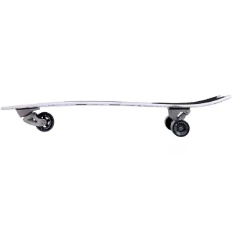 Skateboard Surf Skate STREET SURFING White Striker, 91 x 24 cm, Abec-9, alb